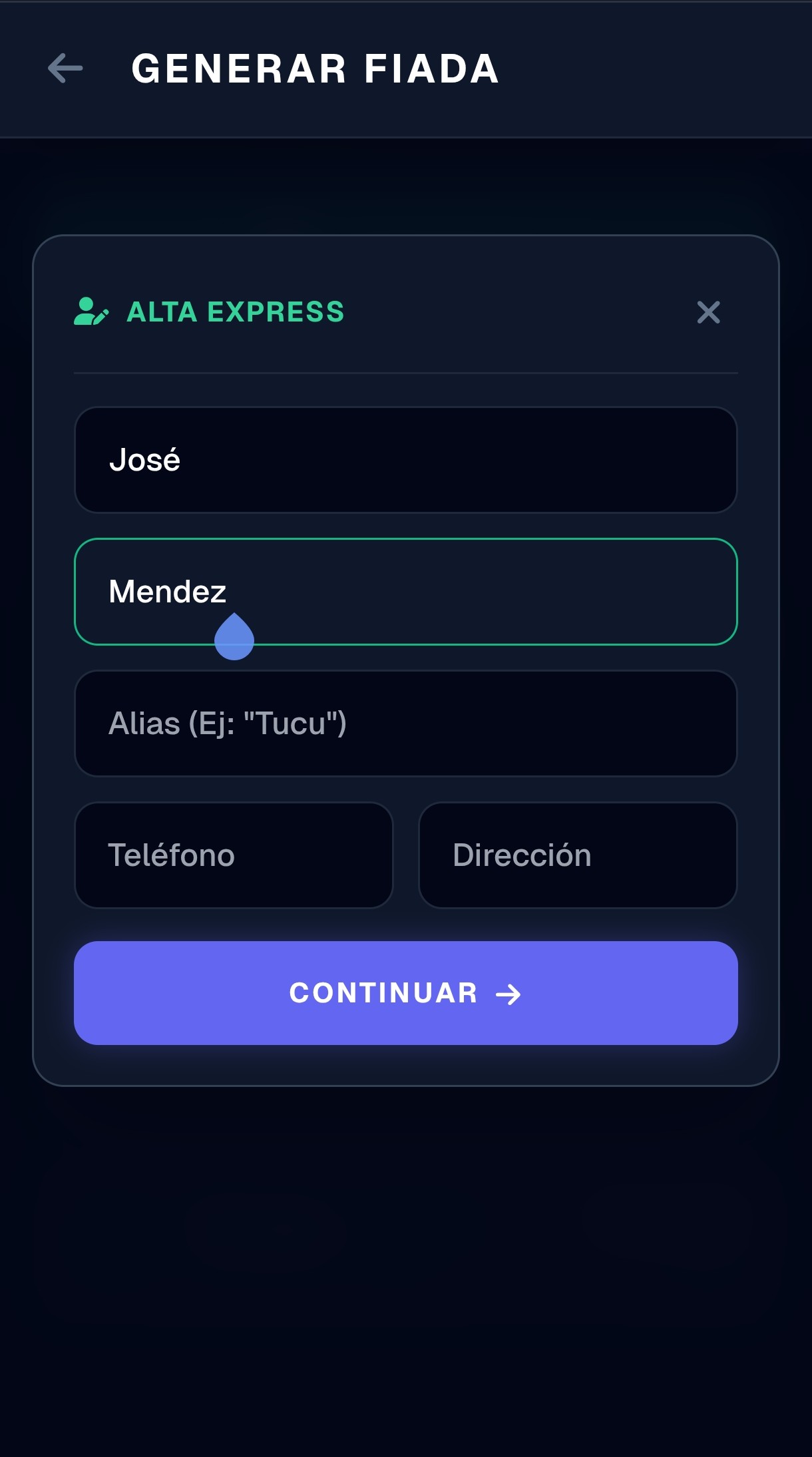 Kilynetix Fiado Screen 4