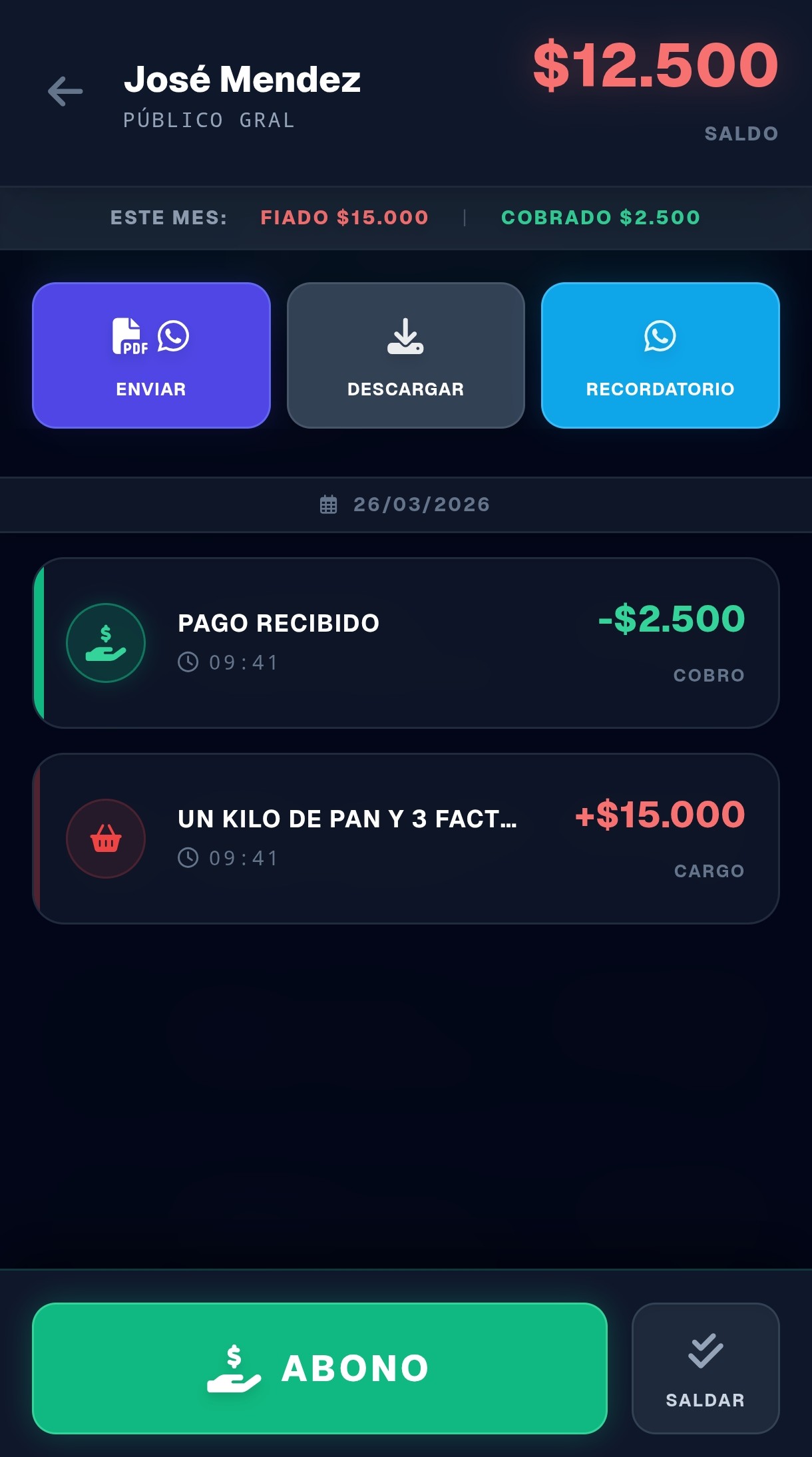 Kilynetix Fiado Screen 6